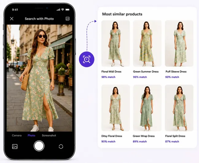 Visual search — find products from a photo